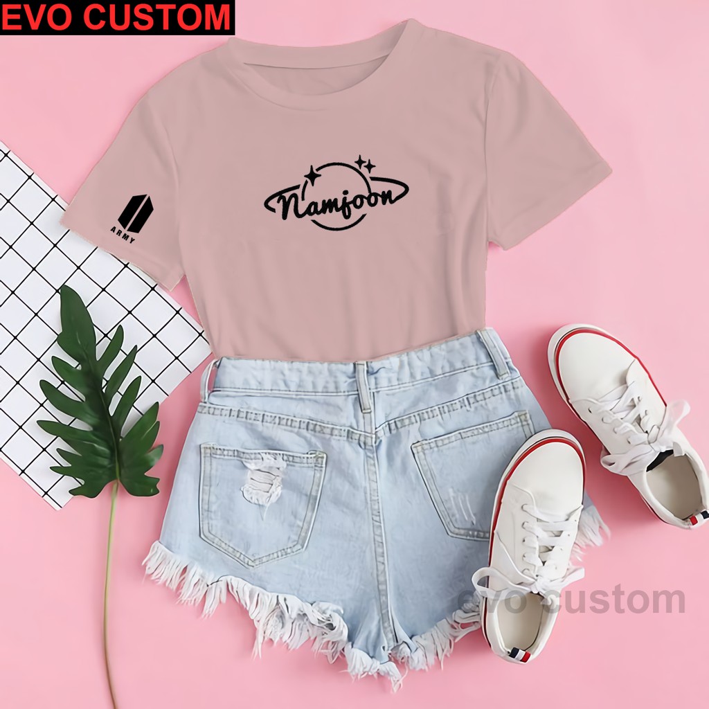 EVO - BAJU KAOS BTS MEMBER RM NAMJOON KPOP OVERSIZE JUMBO / KAOS BTS ARMY NAMJOON