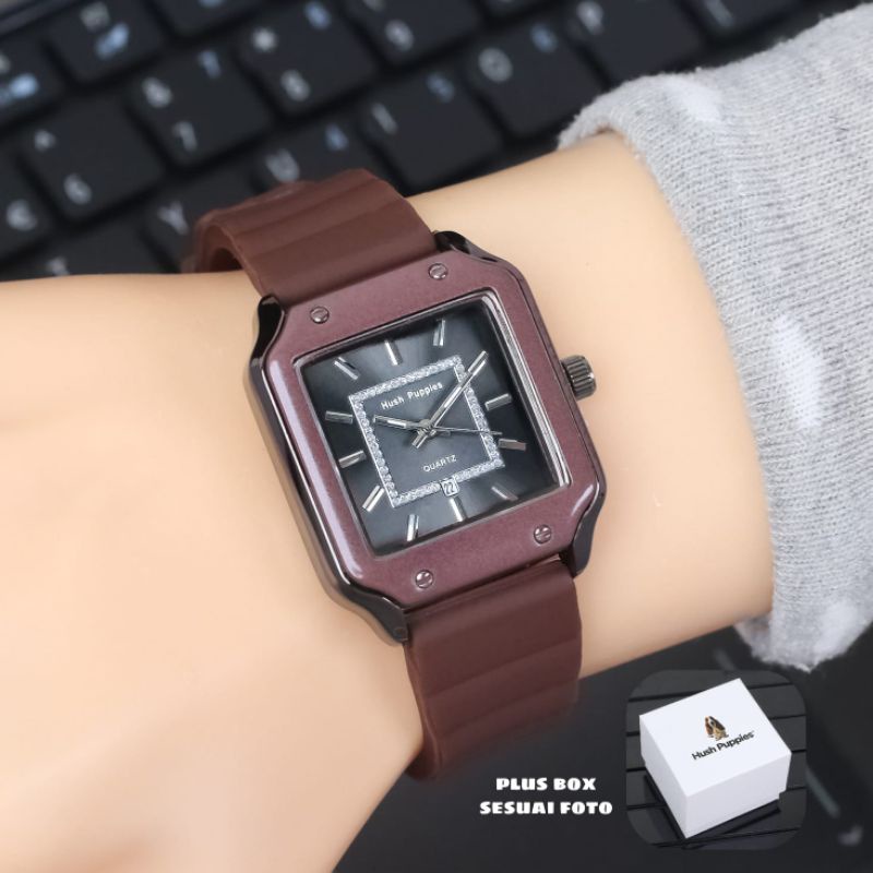 JAM TANGAN HUSH PUPPIES RUBBER FASHION OUTDOOR PRIA TERLARIS