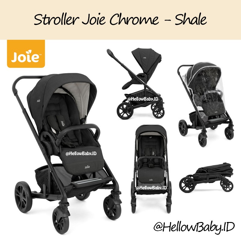 READY BUKAN PO STROLLER KERETA DORONG BAYI JOIE CHROME SHALE Bisa Hadap Depan Belakang