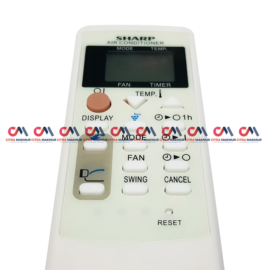 Remote AC Sharp Standard Ion Plasma cluster plasmacluster tipe original remot plus Baterai