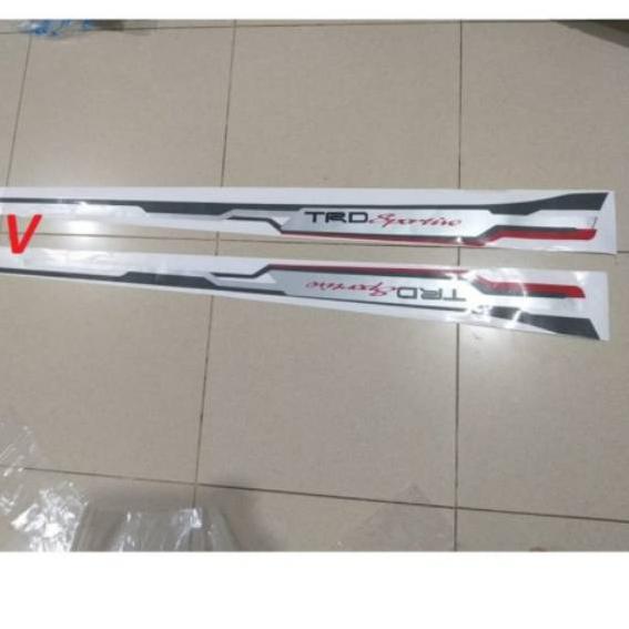 New Stiker body samping TRD Sportivo A.N Yaris Agya Rush Calya Sigra Avanza Xenia Innova Etios Sirio