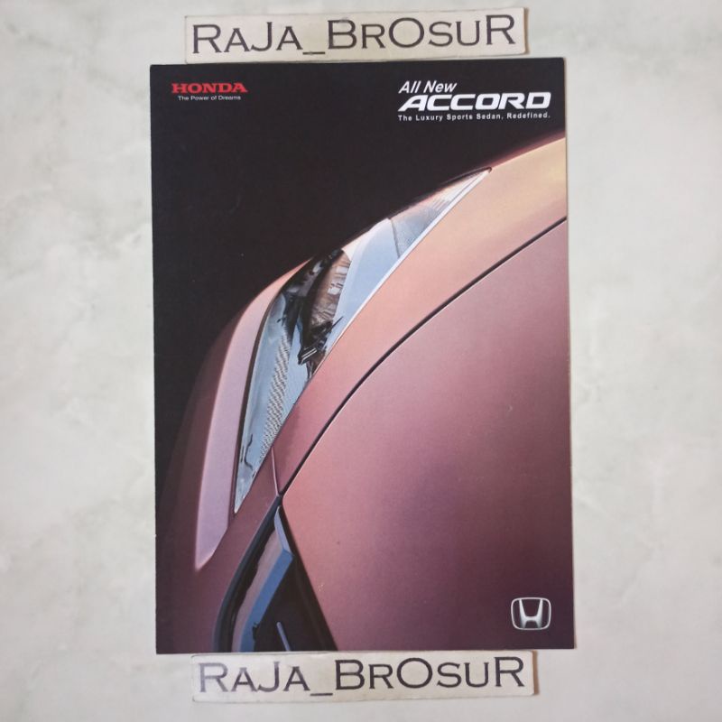 Poster brosur katalog leaflet Honda Accord 2005