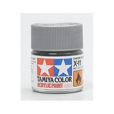 

Cat Tamiya Acrylic Paint Colour X-11 Chrome Silver - B6Ae7B - Original Asli