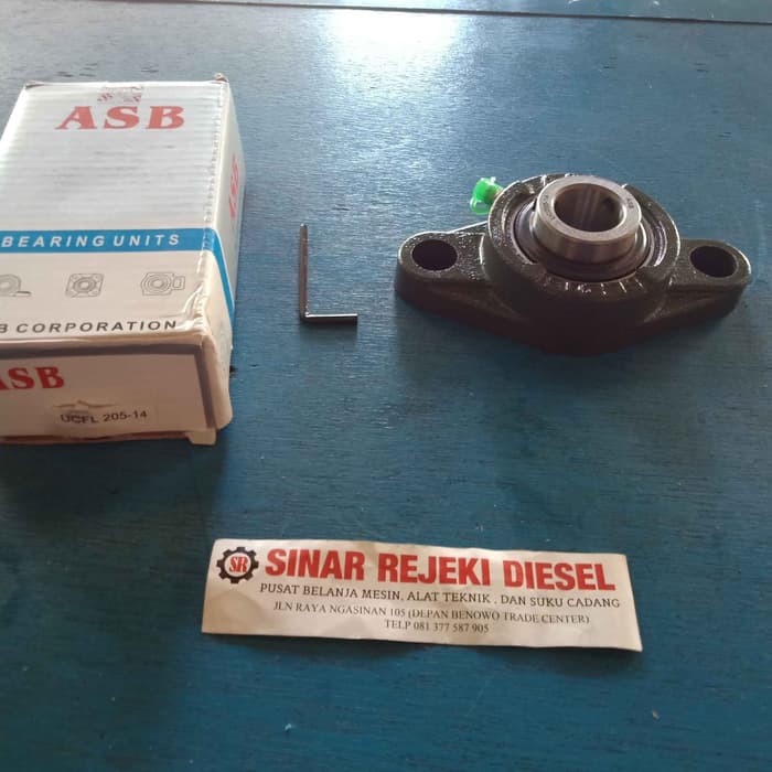 Bearing Pillow Block Laker Laher UCFL 205-14 UCFL 205 - 14 As 22 mm ASB