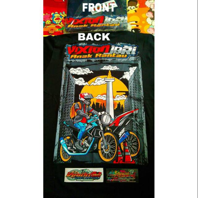 Kaos Vixion Costum Vixion Jari Anak Rantau Original Distrofi