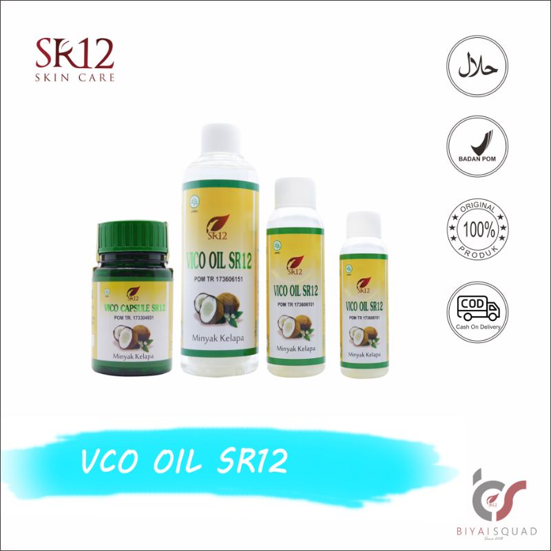 VCO / Imun Booster V-CO SR12 / Minyak Kelapa Murni Original SR12 / Virgin Coconut Oil
