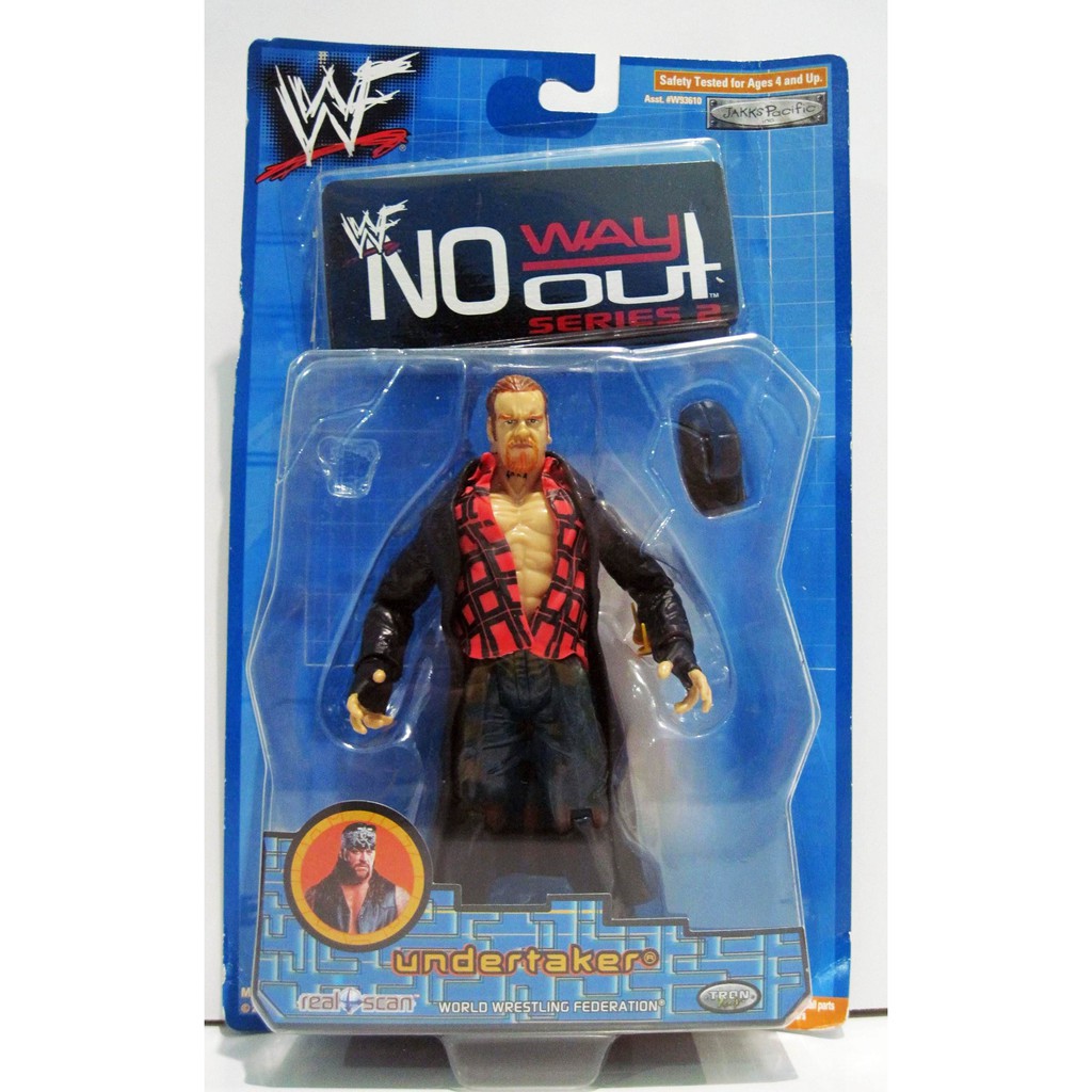 Action Figure WWF Smack Down No Way Out Undertaker Original Jakks