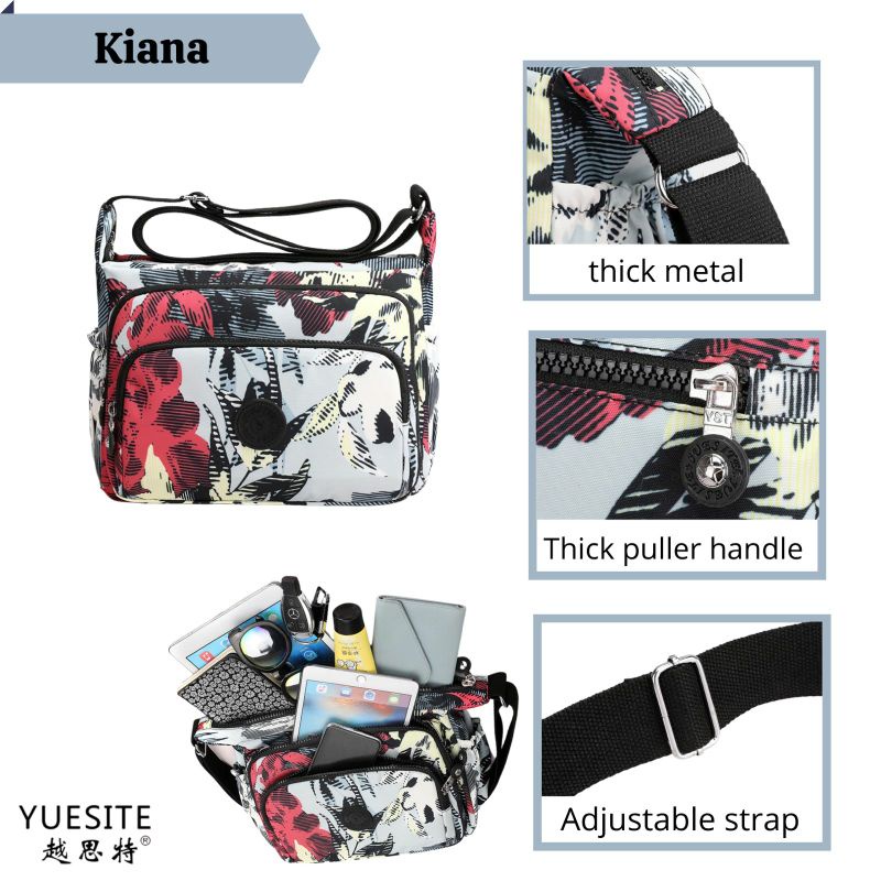 Tas wanita selempang medium yuesite kiana original cross body import cyutebags