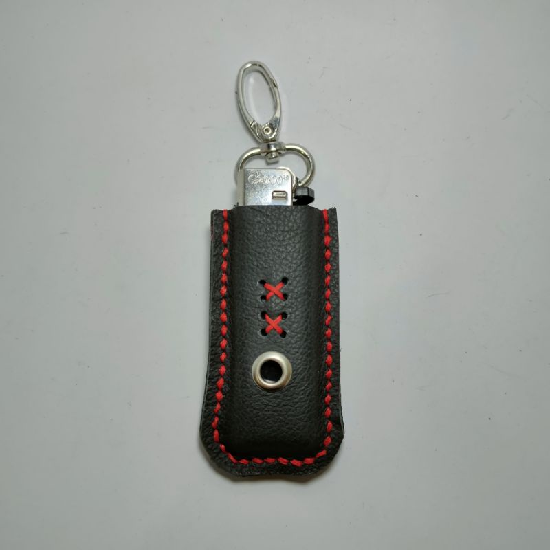 case tempat wadah cover bensin tokai premium bahan kulit asli gantungan