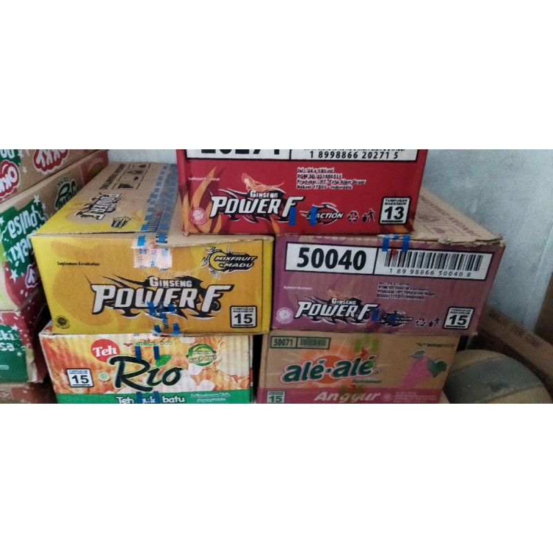 

Wings food minuman cup ale ale power f dan teh Rio 1carton