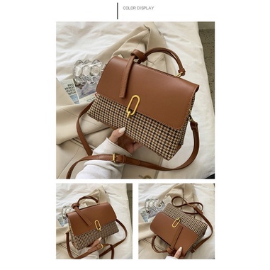 9075 TAS WANITA IMPORT SLEMPANG HANDBAG [1KG 2PC] PERFECT CORNER