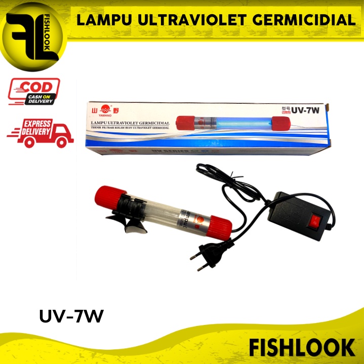 YAMANO 7 9 11 watt Lampu UV ultra violet aquarium aquascape LED UV TERBAIK