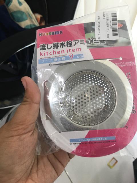 1pc Filter Penyaring Saluran Air Dengan Bahan Stainless Steel Untuk Dapur / Kamar Mandi