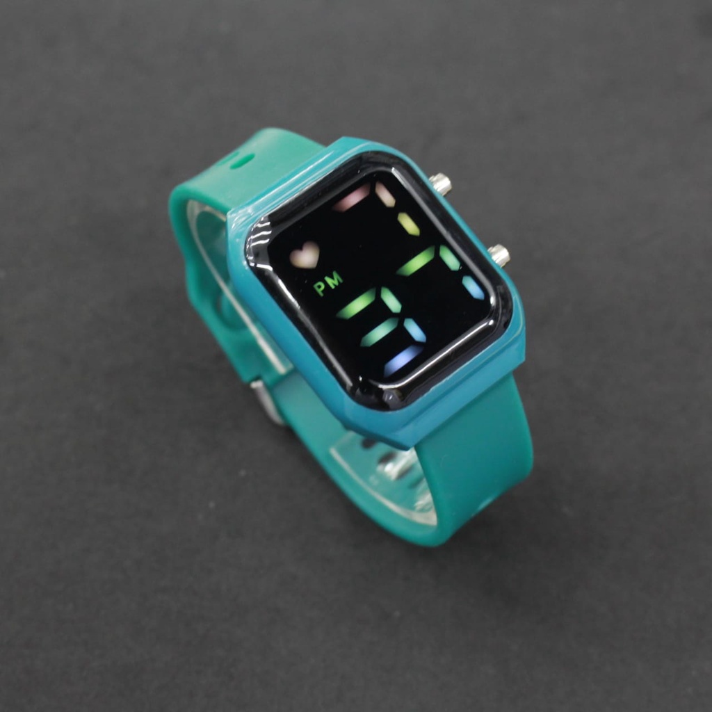 JAM TANGAN CEWEK/COWOK LEDWATCH COLORFULL.im/JAM TANGAN TERBARU/JAM TANGAN KEKINIAN/LEDWATCH COLORFULL/