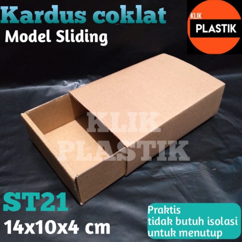 

KOTAK SLIDING ST-21 COKLAT KARDUS KARTON BOX HP AKSESORIS SOUVENIR