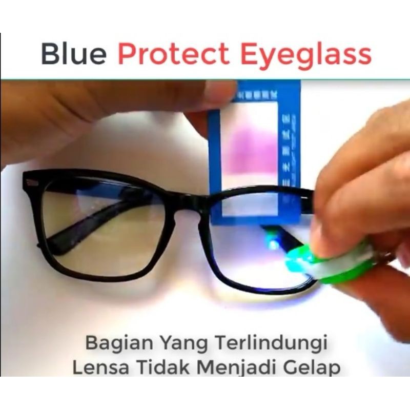 kacamata blue Ray, anti radiasi, blue protect eyeglass, frame kacamata normal