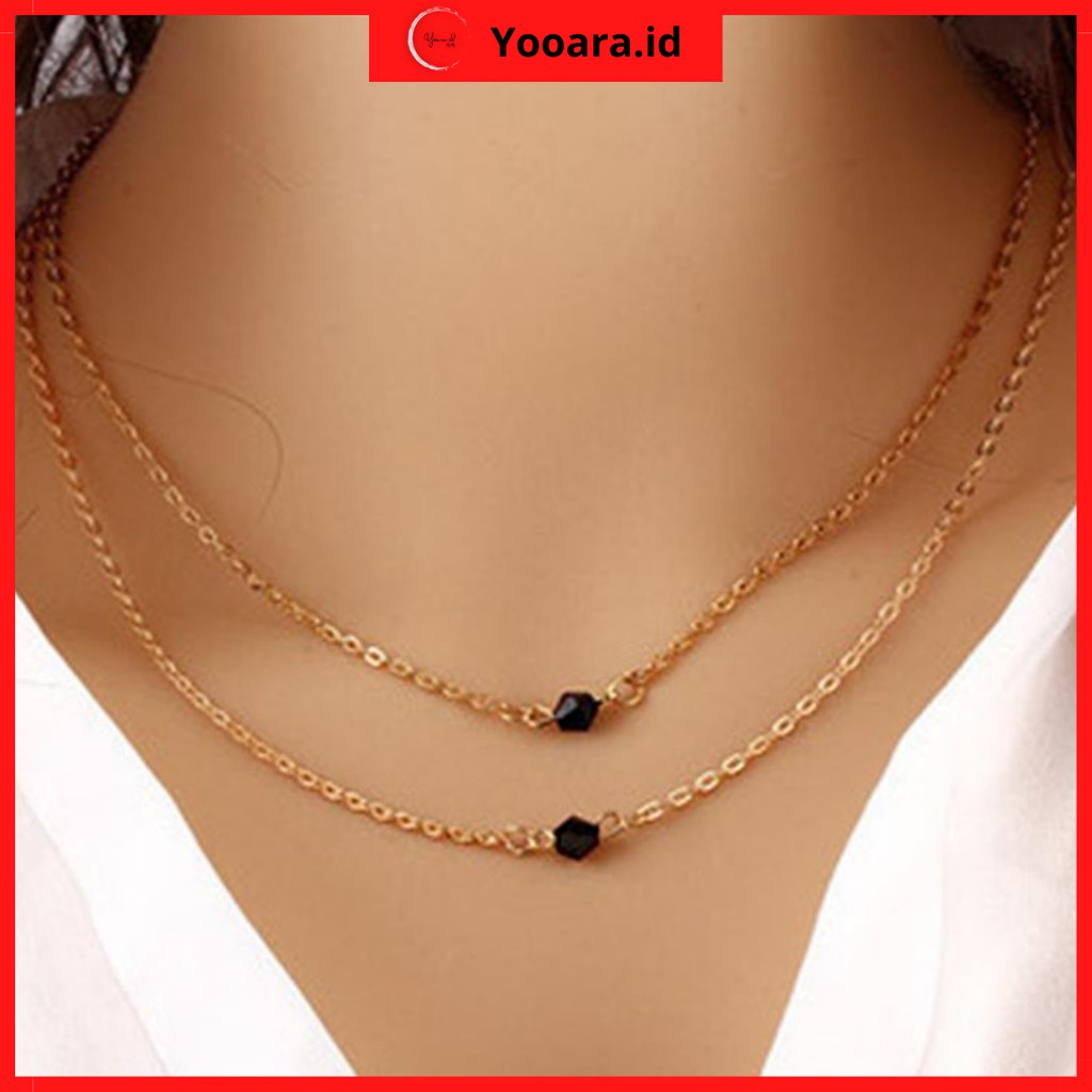 Kalung Import Korea Liontin bulet bulet kalung import style KOREA