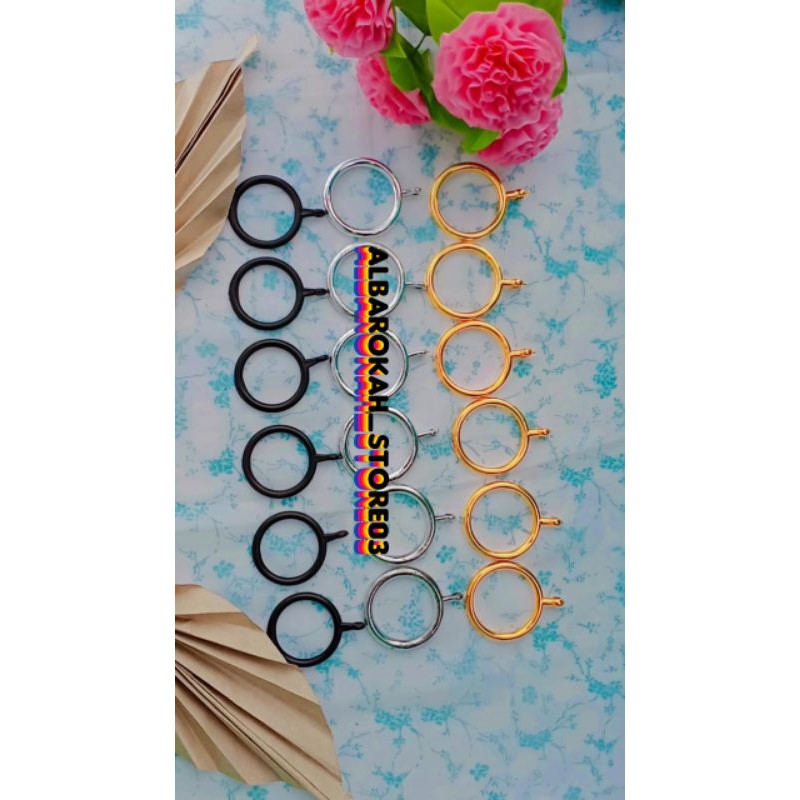 aksesoris gordeng cingcin Ring ring pengait kawat gorden