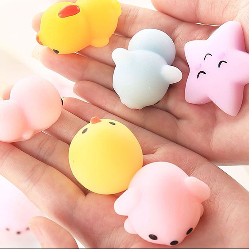 Mainan Lembut Licin Simulasi Naik Lambat Lucu Animal Hand Fidget Toy - PD