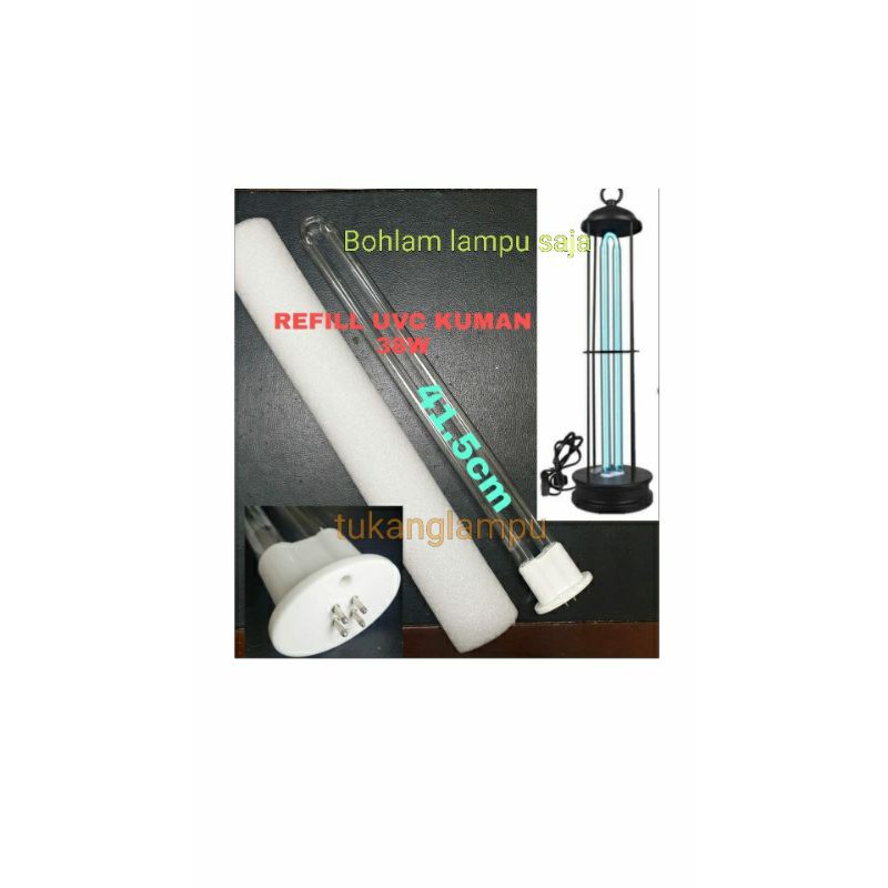 Lampu UVC/UV Sterilizer Ruangan 38 Watt (Refill bohlam saja)