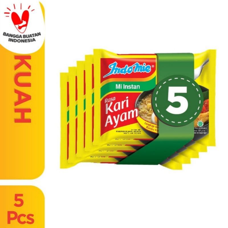 

Indomie Kari Ayam 5 pcs