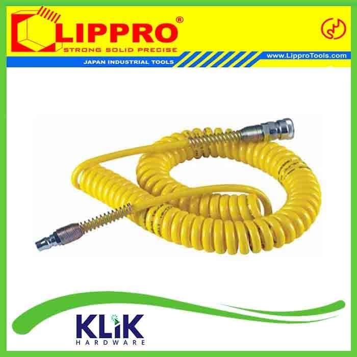 Lippro Selang Recoil Hose 6 meter - Selang Spiral Angin Kompressor