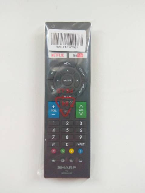 REMOT/REMOTE SMART TV SHARP AQUOS LED GB234WJSA ORIGINAL / ASLI LED - LCD