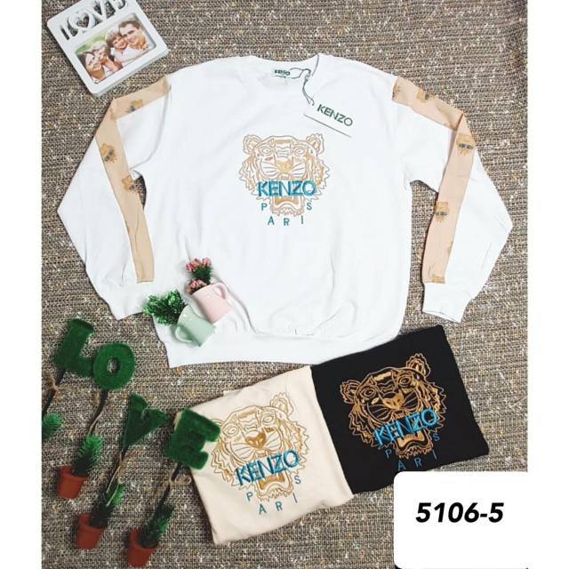 KAOS SWEATER KENZO IMPORT BKK LENGAN PANJANG