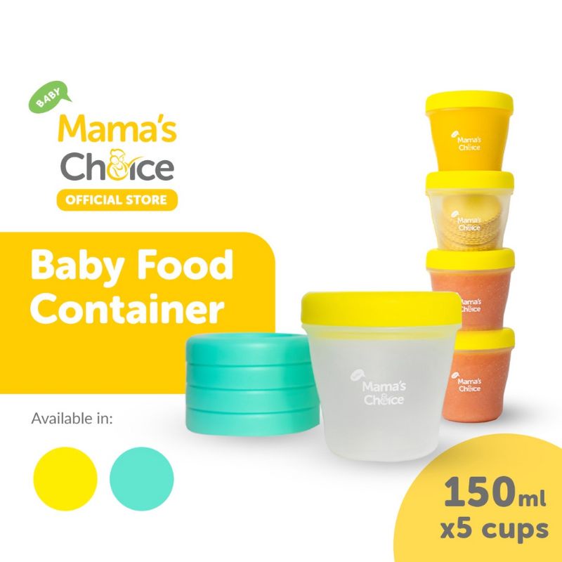 Mama's Choice Baby Food Container | Tempat Makan Bayi | Wadah Penyimpanan MPASI