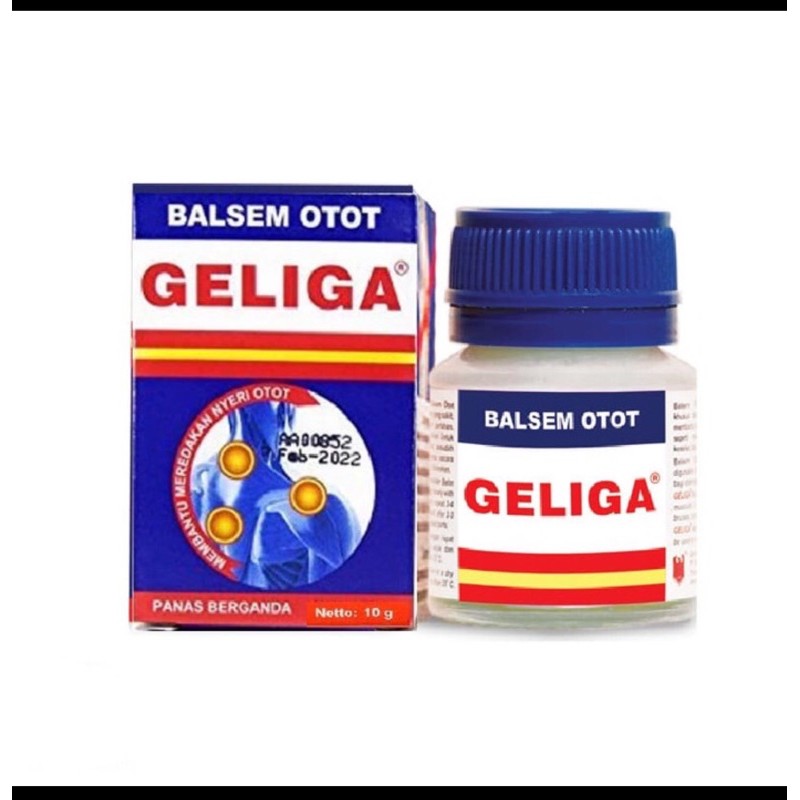 Balsem Otot Geliga 10 grm Balsem Caplang