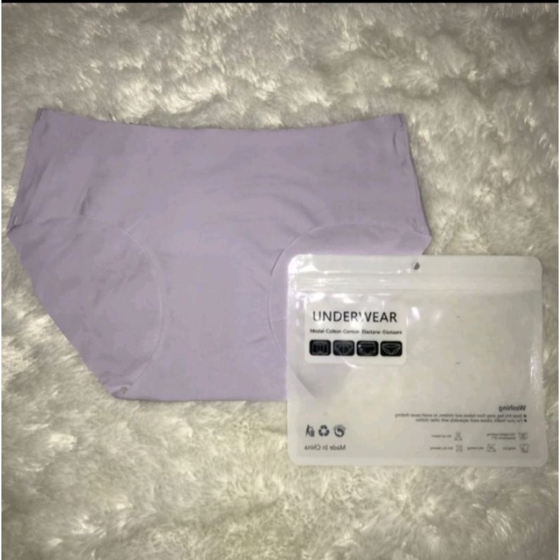 Celana Dalam Uniqlo Airsm (Firsthand Gudang Harga Launching)-Lilac