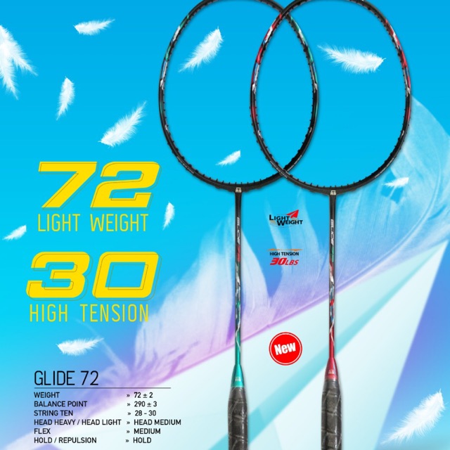 REINFORCE SPEED RAKET BADMINTON GLIDE 72 ORIGINAL