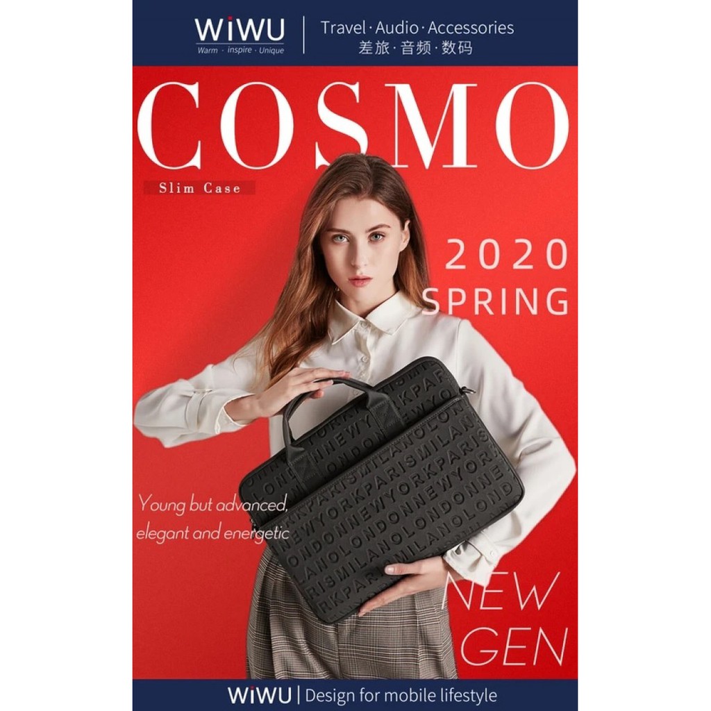 WIWU GM1703 - COSMO Series - 13.3-inch Fashionable Laptop Shoulder Bag