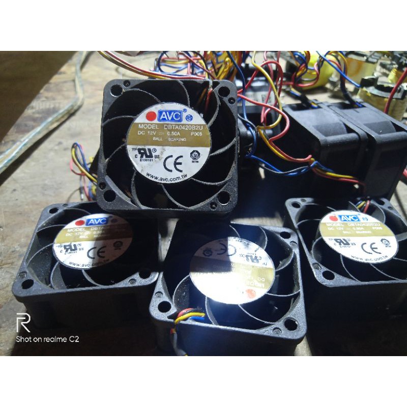 FAN DC 12V 4×4cm