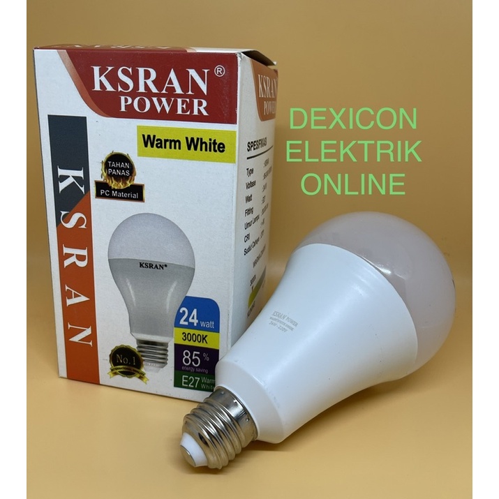 KSRAN WARM WHITE BULB 24 watt/lampu led bedar/bolam led kuning terang/lampu led kuning terang/lampu led murah/jua lampu led/grosir bohlam led/grosir lampu led