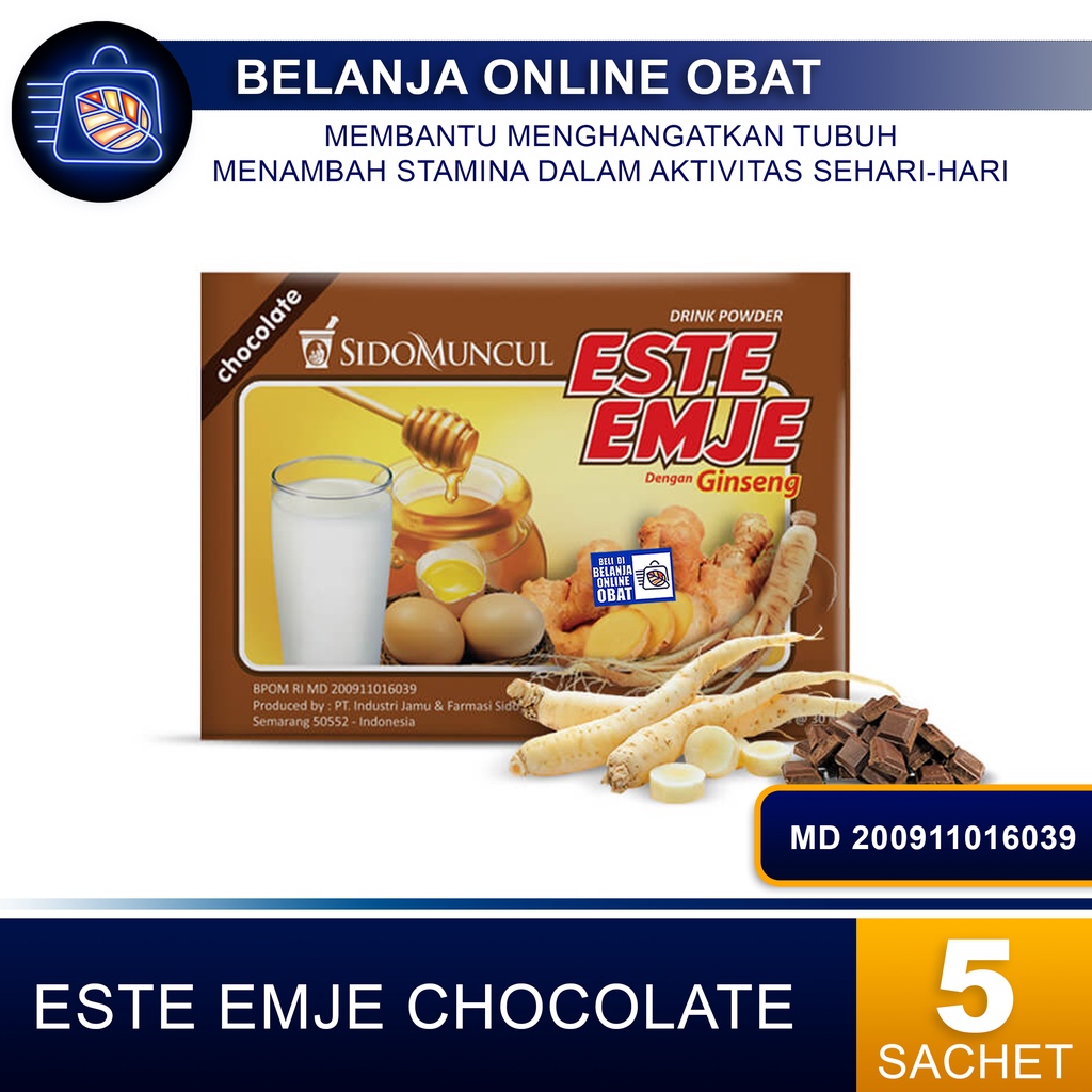 

ESTE EMJE CHOCOLATE DENGAN GINSENG // Minuman Tradisional