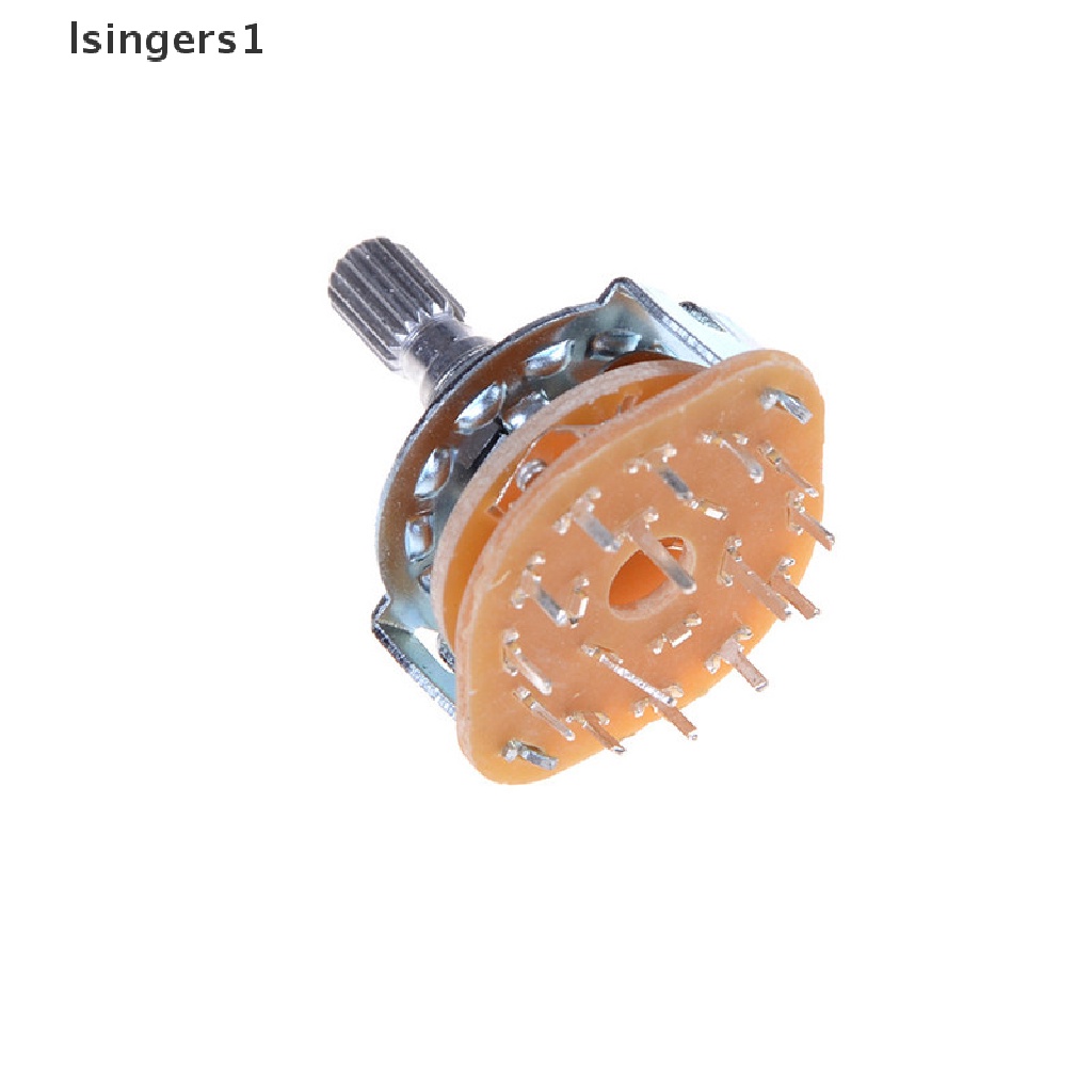 (lsingers1) Rs25 Switch Rotary Amplifier Gitar 3 Pole 4 Posisi 3P4T