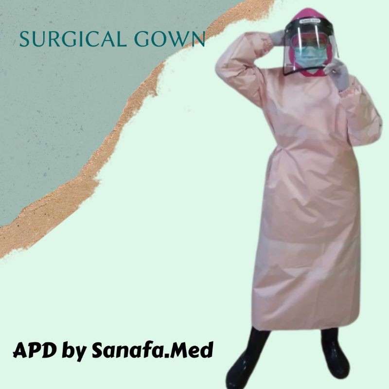 APD GOWN TASLAN WATERPROOF MOTIF