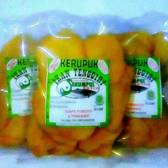 

Kerupuk Ikan Tenggiri Netto 150 gram