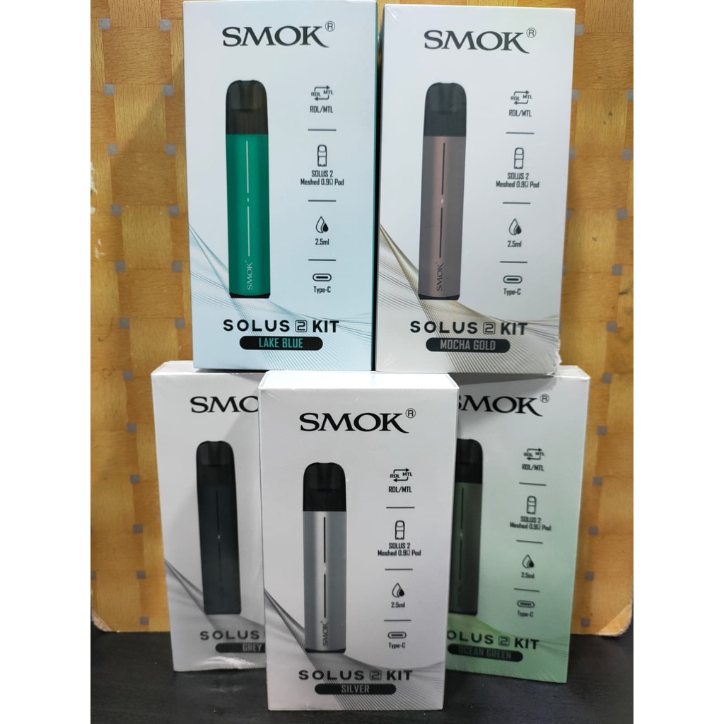 PAKET SIAP NGEBUL SOLUS 2 KIT Authentic Smok pod