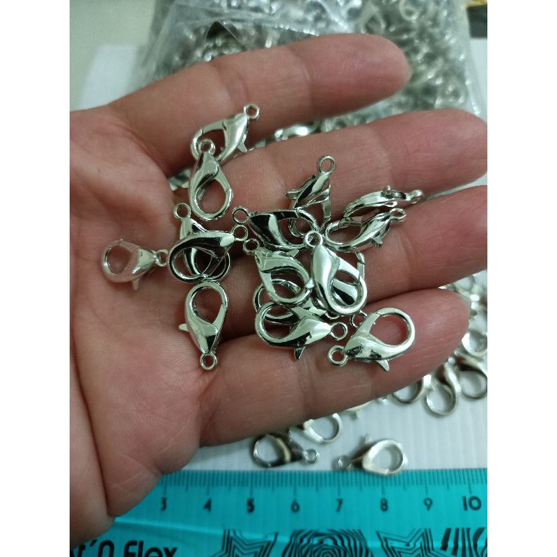 100 pcs capit udang kokot udang lobster clasp uk 16mm accessories cantelan masker