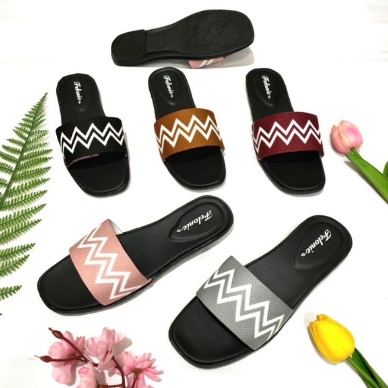 sandal wanita rajut import terbaru Felonie Wi 01. sandal wanita murah.