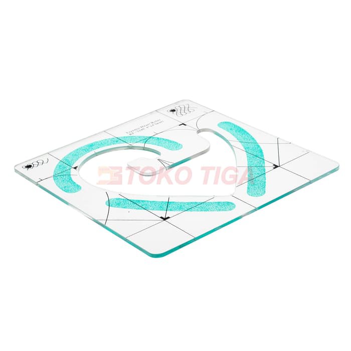 Freemo Heart Ruler Template / Penggaris Quilting Bentuk Hati (KF-2240)