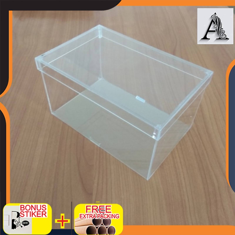 Murah Akrilik box custom-dengan grafir dan laser