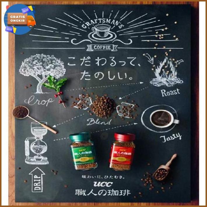 

✅Jual UCC coffee/kopi Craftmans Bittersweet Blend Instant coffee/kopi 90 gr ⭐⭐⭐⭐⭐