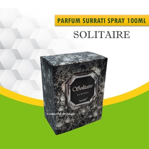 PARFUME SURRATI SOLITAIRE SPRAY 100 ML EDP ORIGINAL FROM MAKKAH