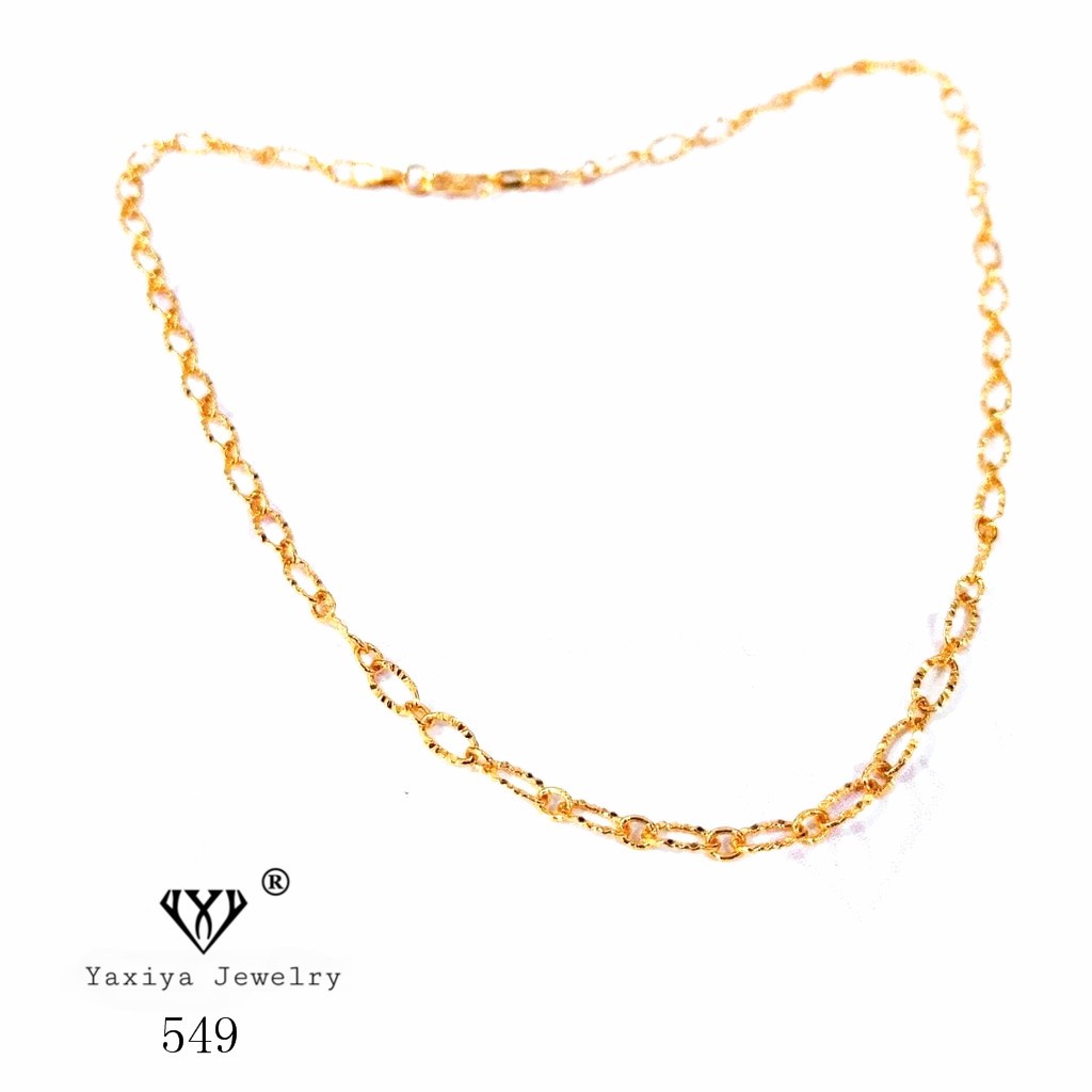 

Kalung Pecah kopi panjang (anak) Perhiasan imitasi Gold 18k Yaxiya 549