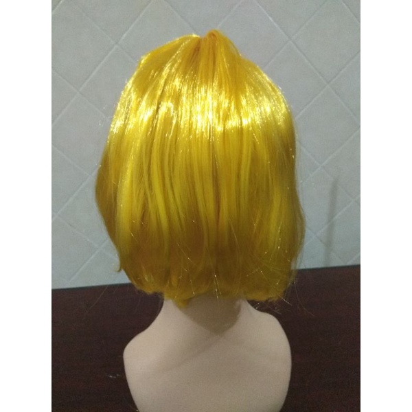 rambut palsu Wig bob warna warni dewasa hair extention wig aksesoris