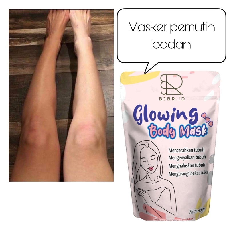 GLOWING BODY MASK / MASKER PEMUTIH BADAN ALAMI