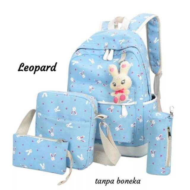 Mochillastore - Tas Ransel Anak Sekolah Playboy Tas Rabbit Tas Ransel Anak Laki-Laki  Perempuan Tas Karakter Termurah